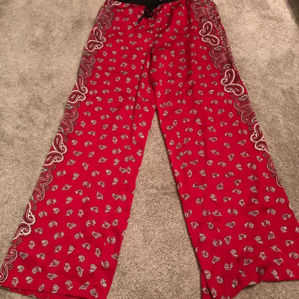 Michael kors bandana palazzo pants size 4